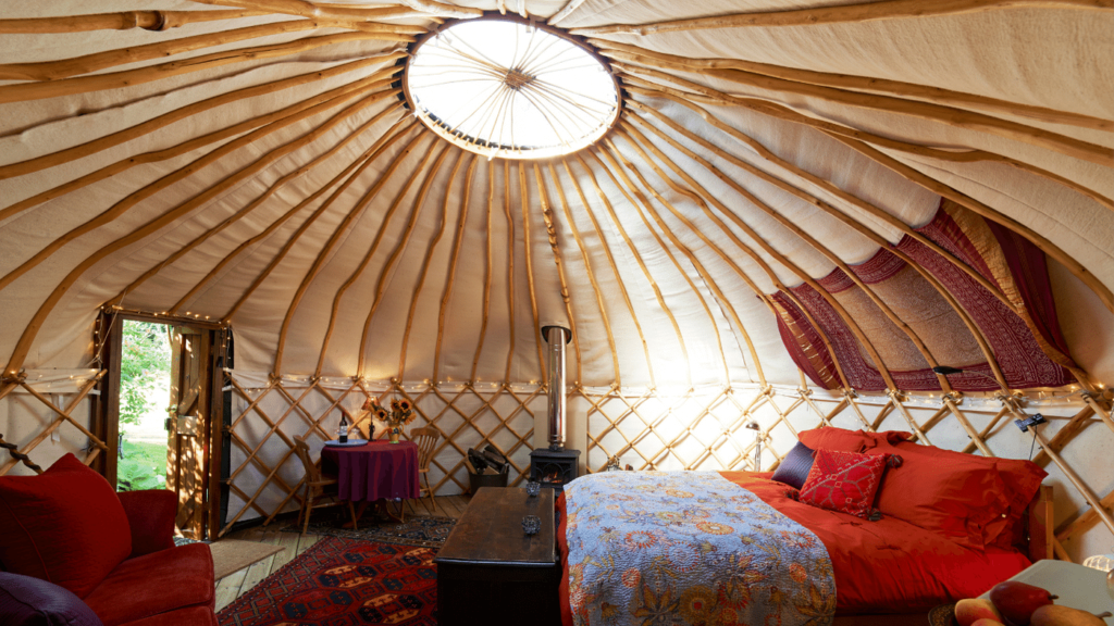 Different Types of Glamping - Yurt Camping