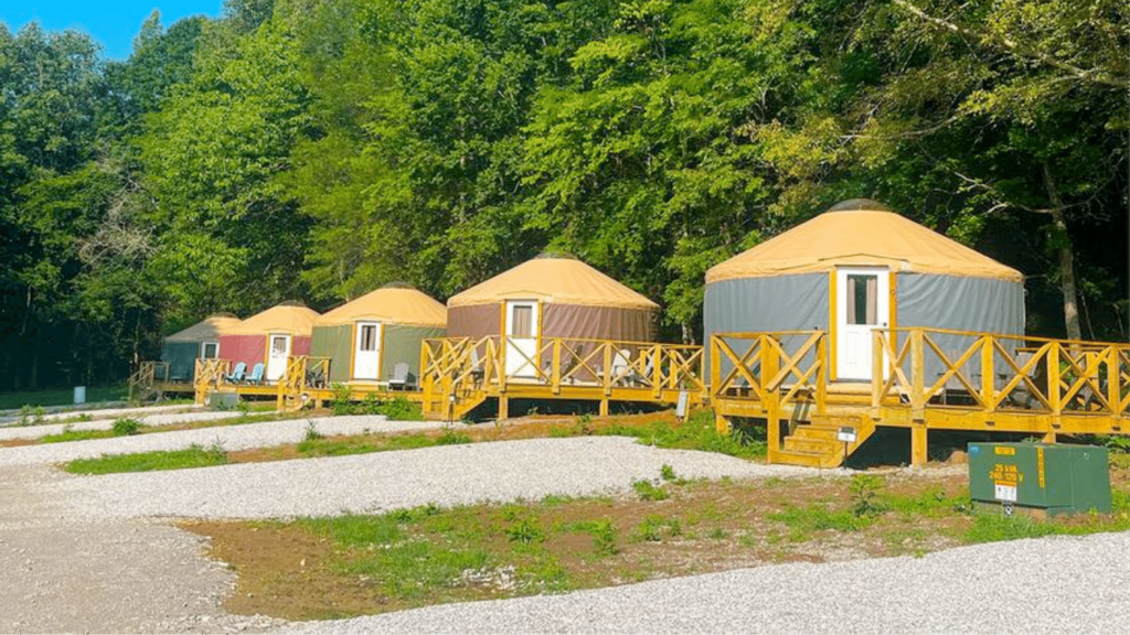 Glamping Near Chattanooga TN - Yurt Village at The Caverns