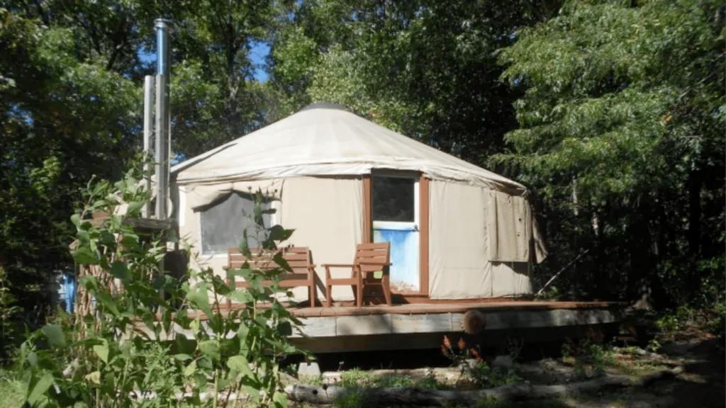 Glamping Near Kansas City - The Light Center Yurts