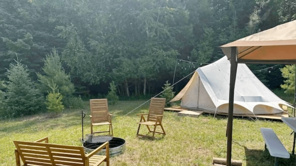 Glamping in Wisconsin - U.P. Glamping Getaway