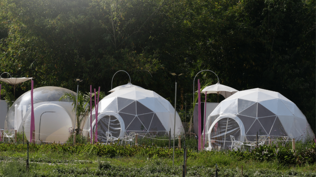 Types of Glamping Tents - Dome Tents